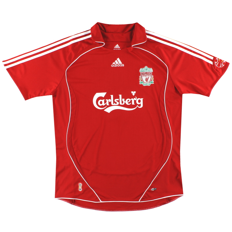 2006-08 Liverpool adidas Home Shirt S - 053327