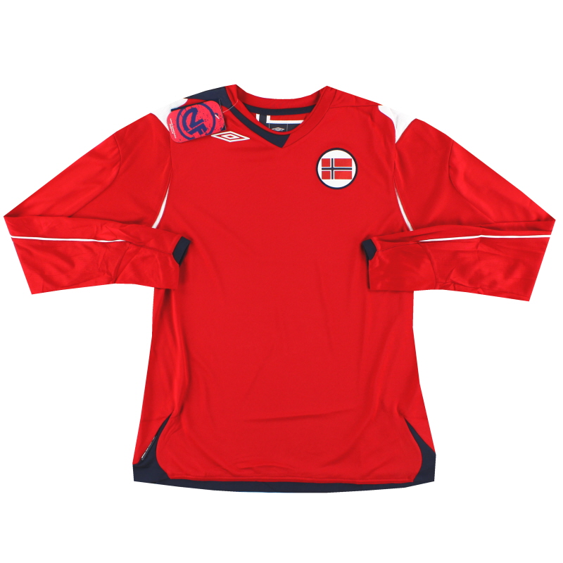 2006-08 Norway Umbro  Womens Home Shirt *w/tags* L/S M - 735743JHQ38 - 7022448696129