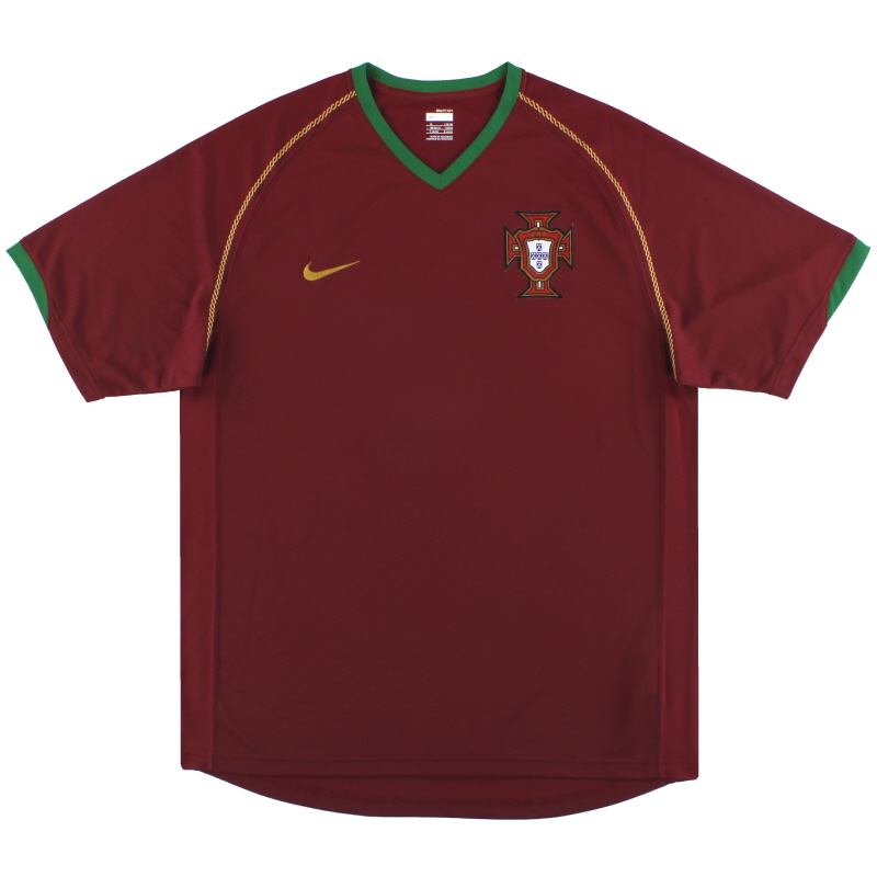 2006-08 Portugal Nike Home Shirt M - 21402692