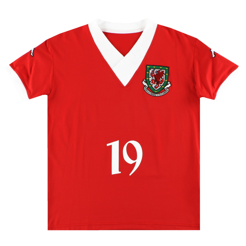 2006-08 Wales Kappa Player Issue Home Shirt #19 *As New* XXL.Boys - POO11414