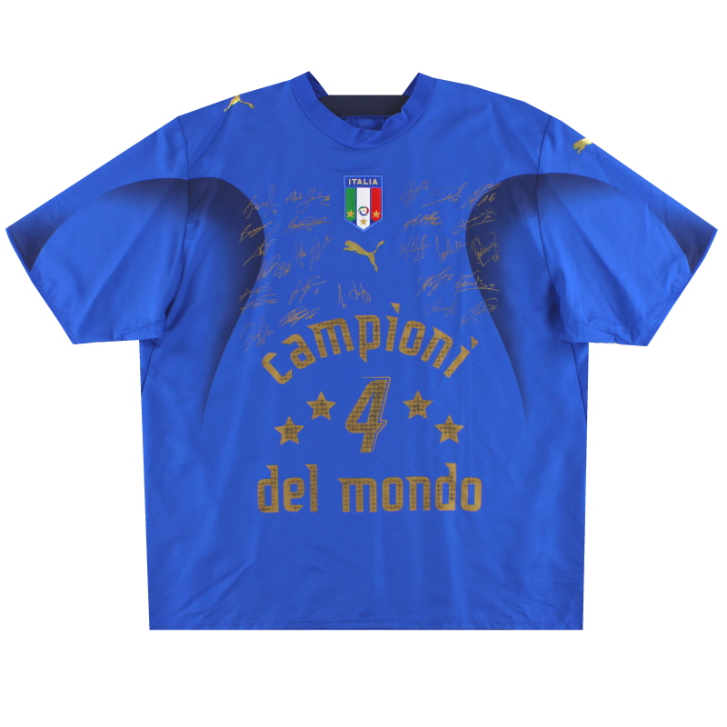 2006 Italy Puma 'Campioni Del Mondo' Signature Shirt  XXL