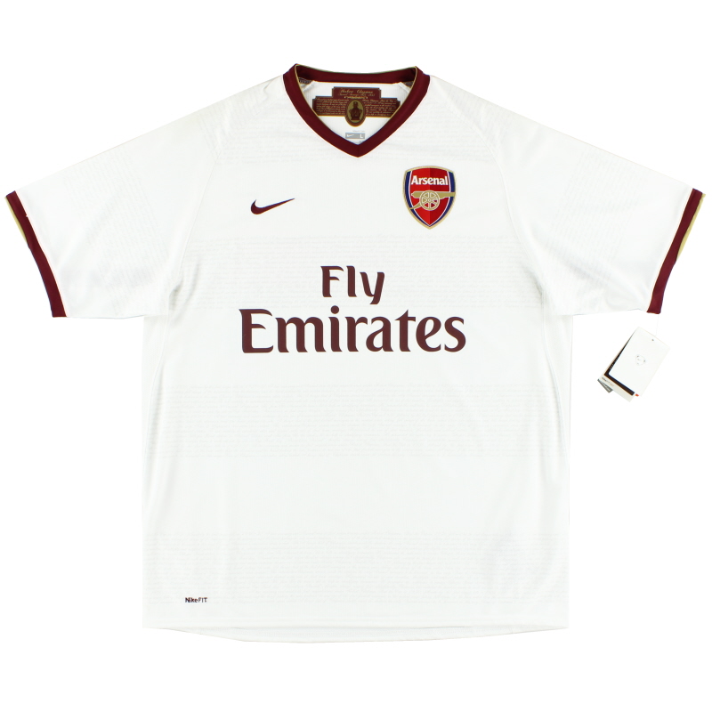 2007-08 Arsenal Nike Away Shirt *w/tags* XL - 237867-105