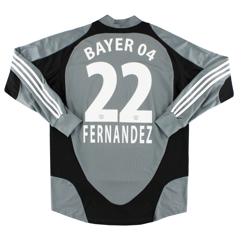 2007-08 Bayer Leverkusen Player Issue GK Shirt Fernandez #22 L