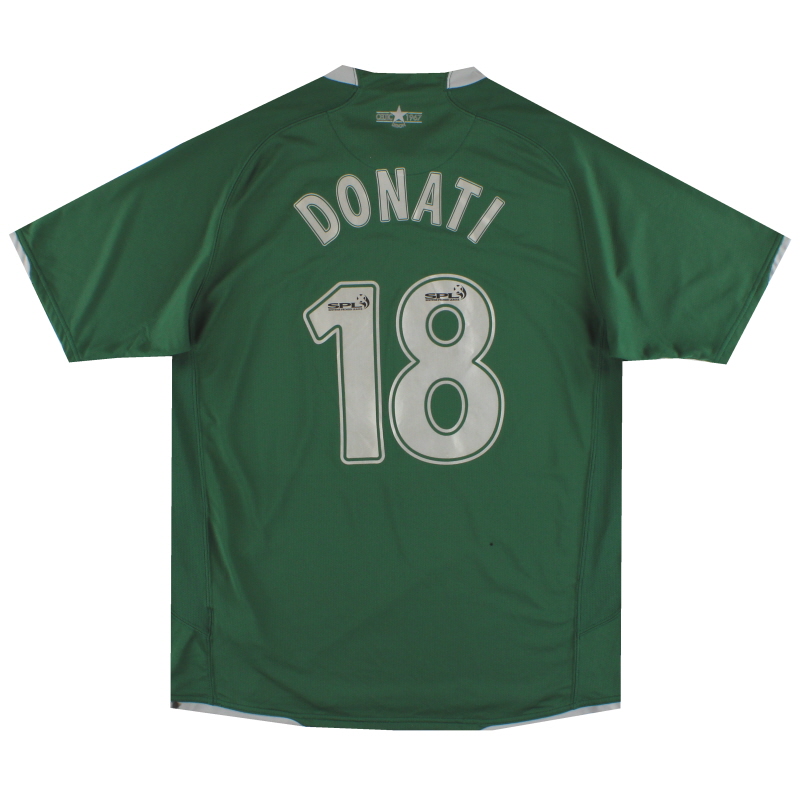 2007-08 Celtic Nike Away Shirt Donati #18 XL - 237900-375