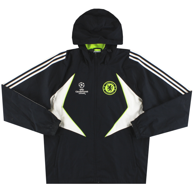 2007-08 Chelsea adidas CL Hooded Track Jacket M - 689695