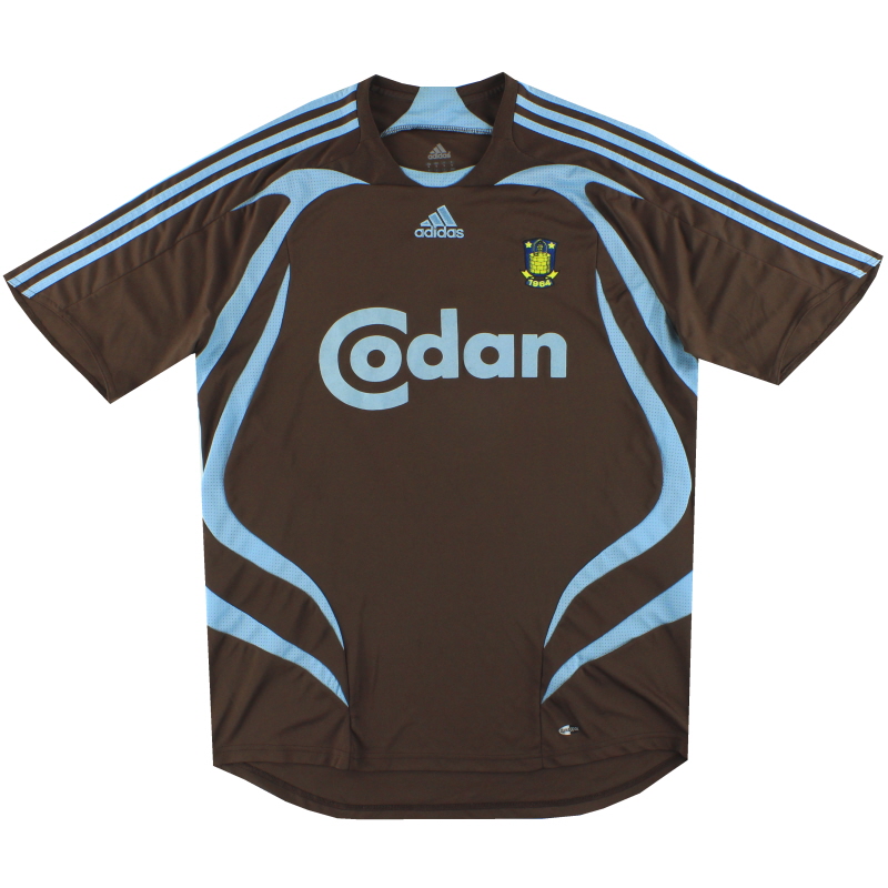 2007-08 FC Brondby adidas Away Shirt L - 695378
