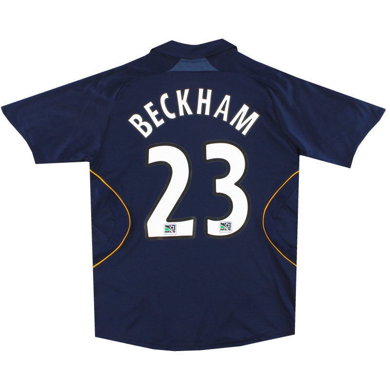 2007-08 LA Galaxy adidas Away Shirt Beckham #23 XL - 221742