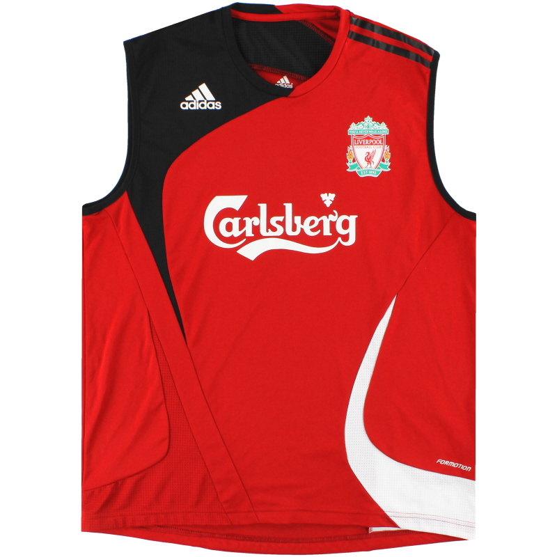 2007-08 Liverpool adidas 'Formotion' Training Vest L - 685939