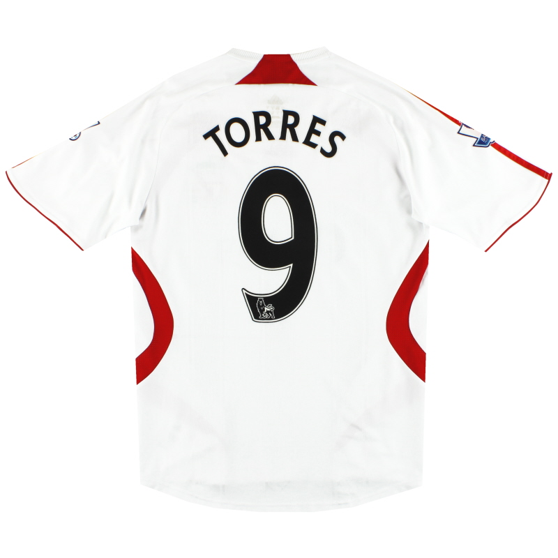 2007-08 Liverpool adidas Away Shirt Torres #9 S - 694745