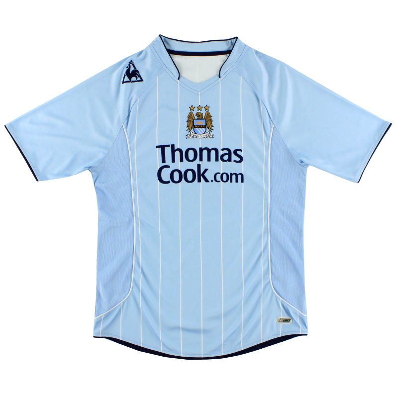 2007-08 Manchester City Le Coq Sportif Home Shirt L