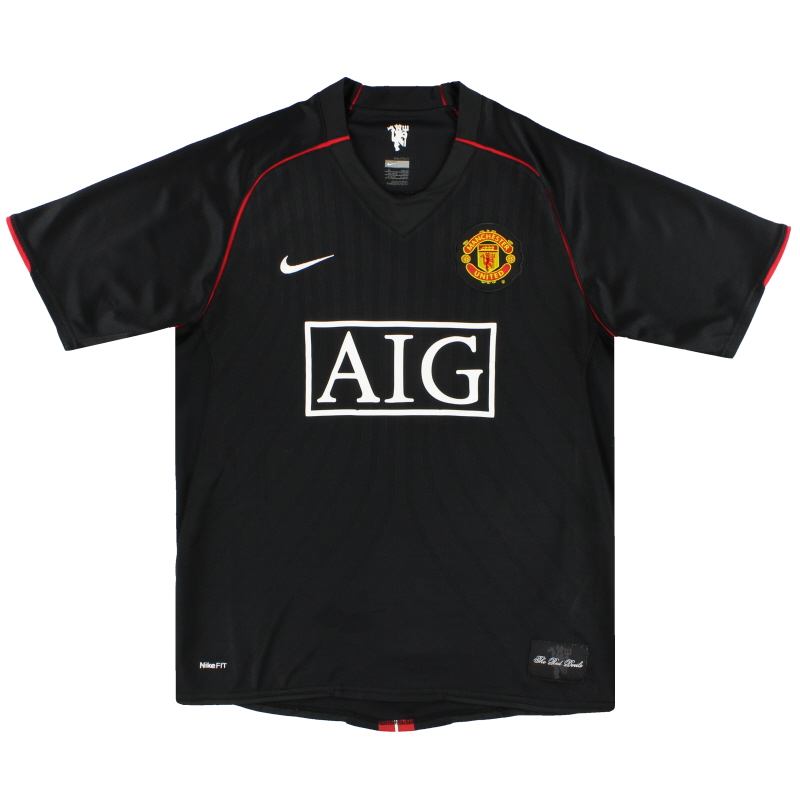2007-08 Manchester United Nike Maglia da trasferta *Menta* M.Boys - 245433-010