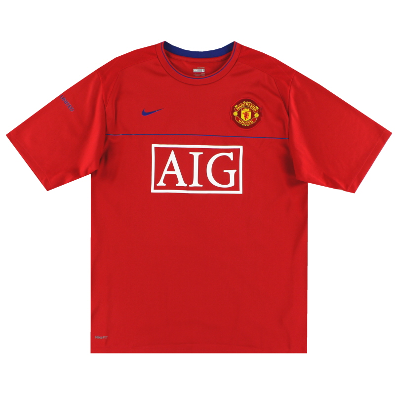 2007-08 Manchester United Nike Training Shirt L - 287620-666