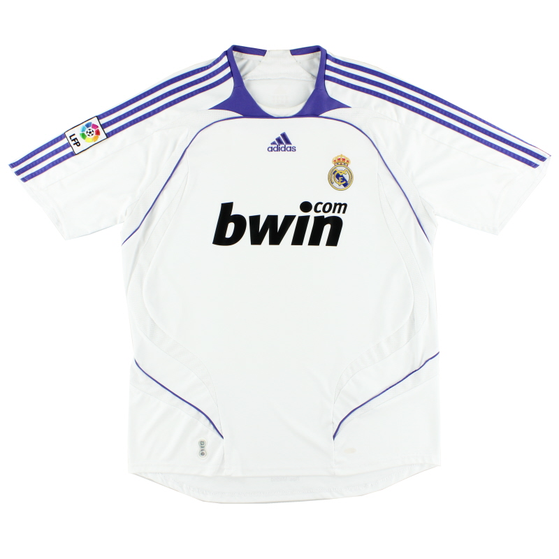 2007-08 Real Madrid adidas Home Shirt XL - 697327