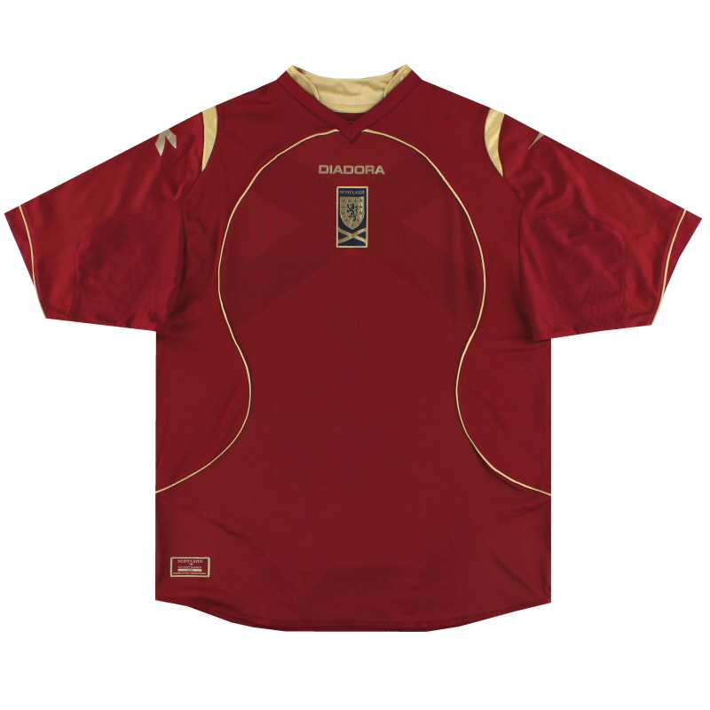 2007-08 Scotland Diadora Third Shirt XL