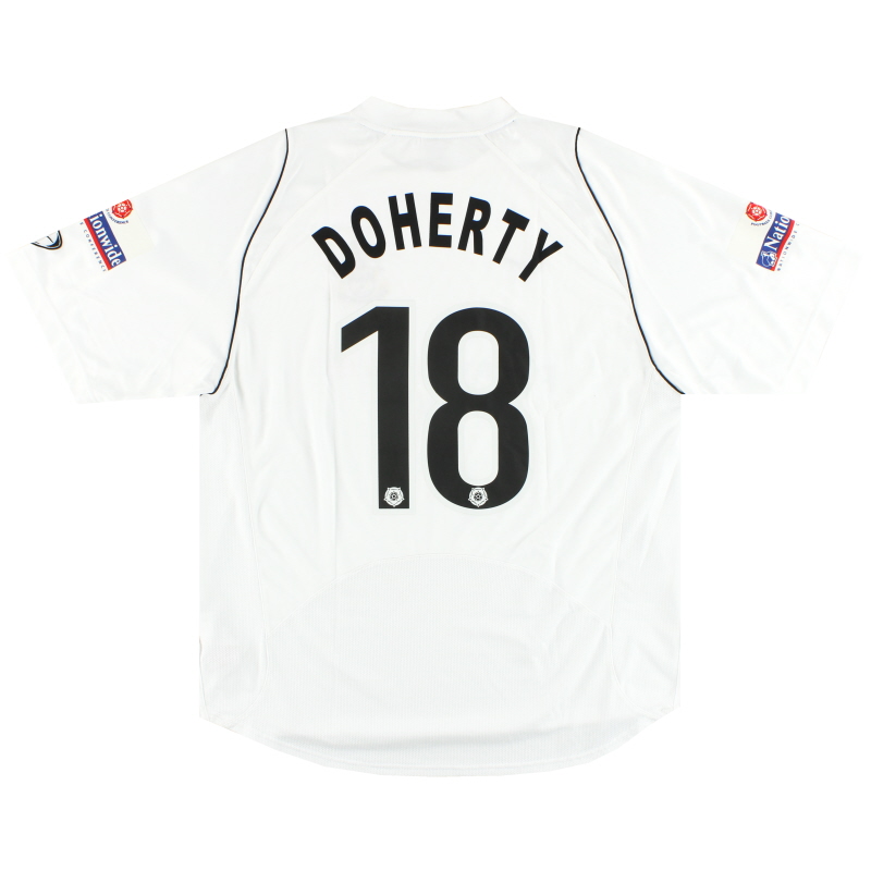 2007-08 Southport Nike Match Issue Away Maglia Doherty # 18 XL - 194133