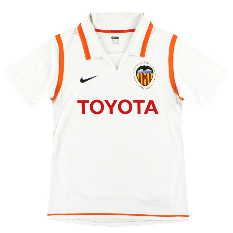 2007-08 Valencia Nike Home Shirt XL - 237781-105