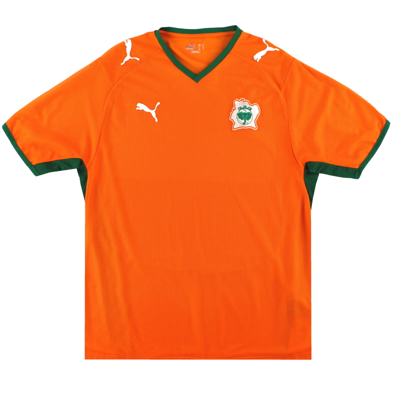 2007-09 Ivory Coast Puma Home Shirt *Mint* L - 734102