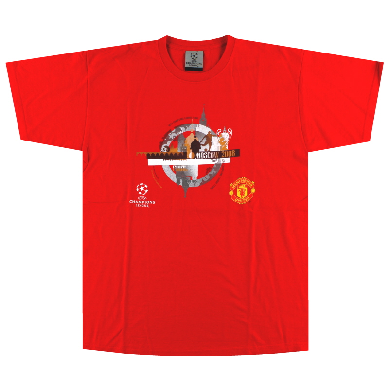 2007-09 Manchester United CL Graphic Tee L