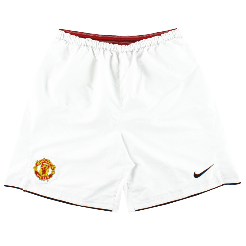 2007-09 Manchester United Nike Home Shorts S - 237924-666