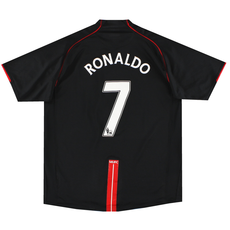 2007–09 Manchester United Nike Auswärtstrikot Ronaldo #7 XL – 237924-666