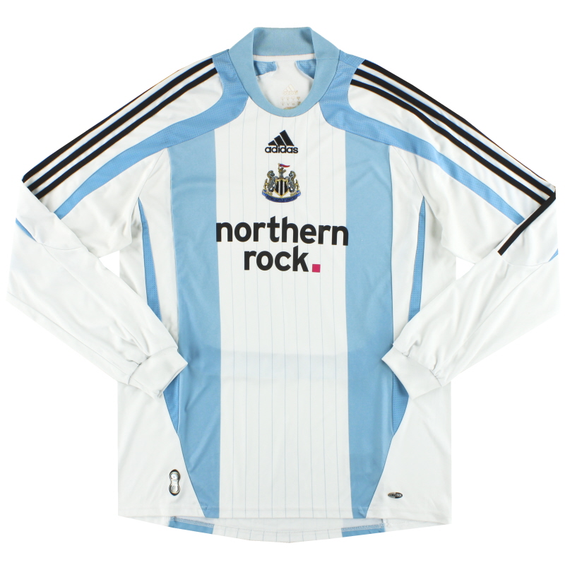 Atento Ten confianza apaciguar 2007-09 Newcastle adidas Tercera camiseta L / SL 697698