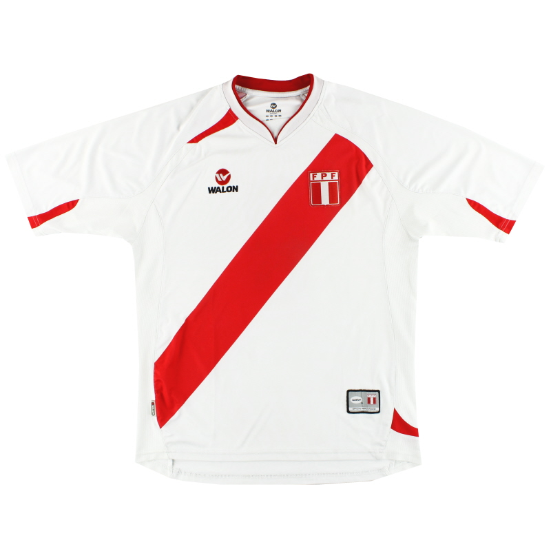 2007-09 Perù Home Shirt # 8 L