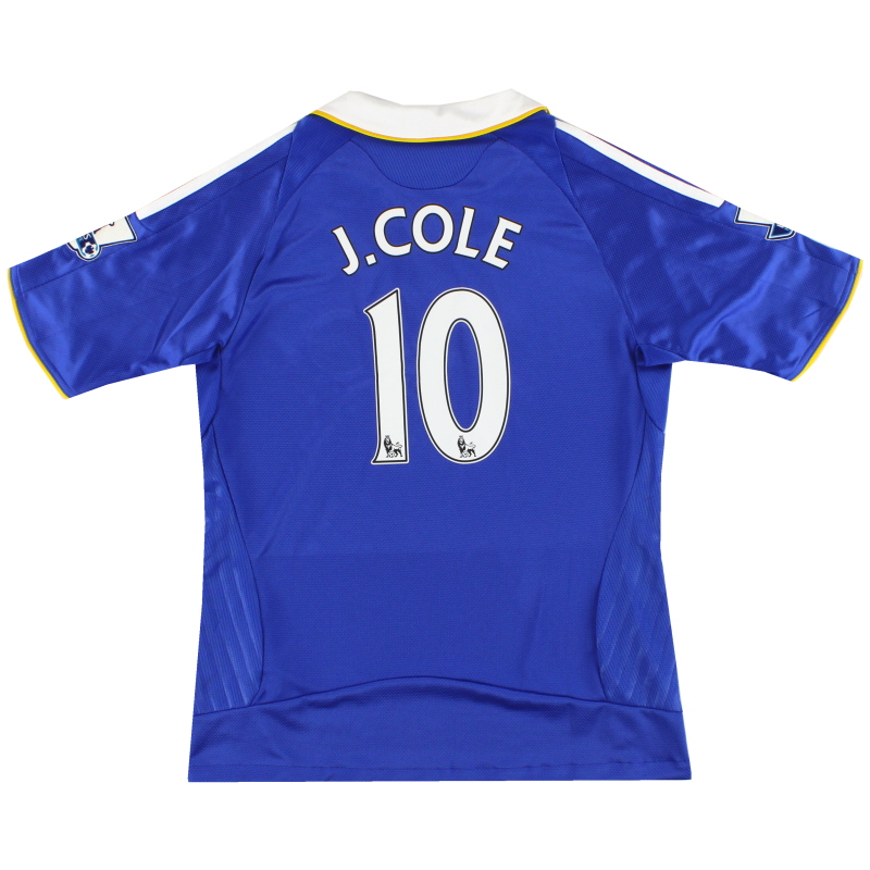 2008-09 Chelsea adidas Maglia da casa da donna J.Cole #10 *w/tag* S - 656119