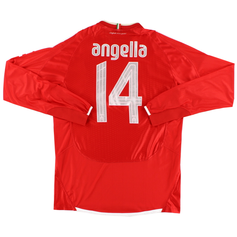 2008-09 Empoli Match Issue Away Shirt Angella #14 L/S XL