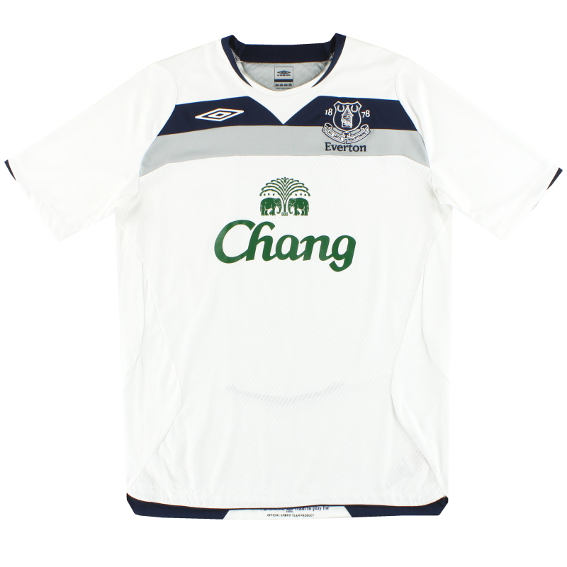 2008-09 Camiseta de la XNUMXa equipación Umbro del Everton XL