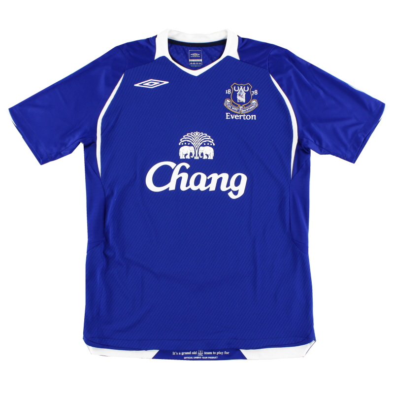 2008-09 Everton Umbro Home Shirt M