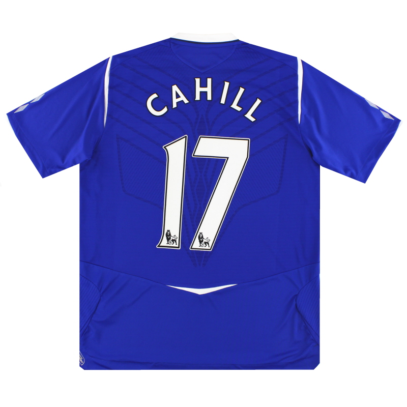 2008-09 Everton Umbro Maillot Domicile Cahill #17 *Menthe* L