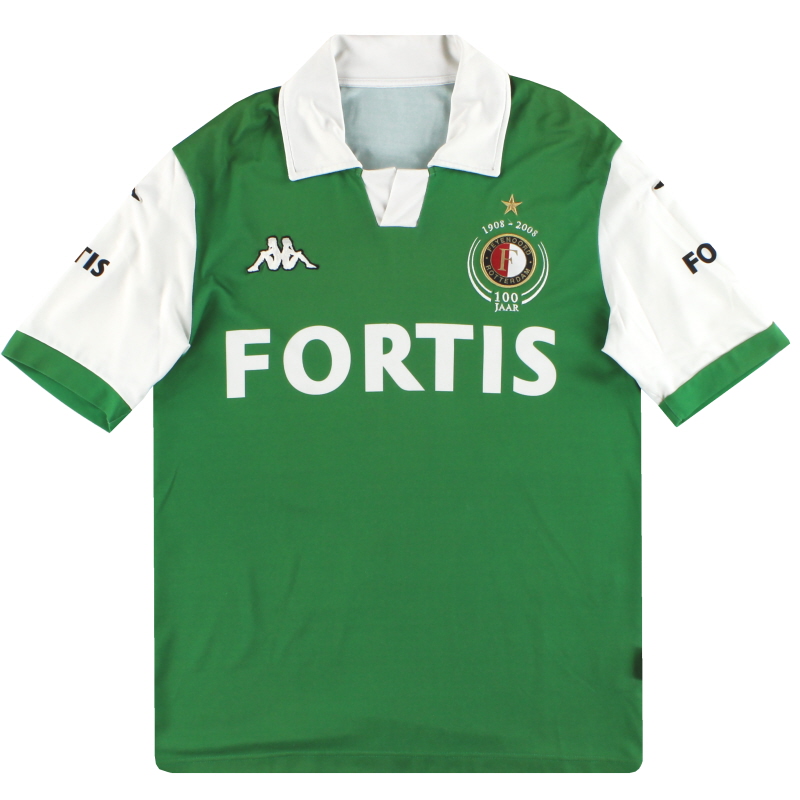 2008-09 Feyenoord Kappa Centenary Away Shirt *Mint* XL