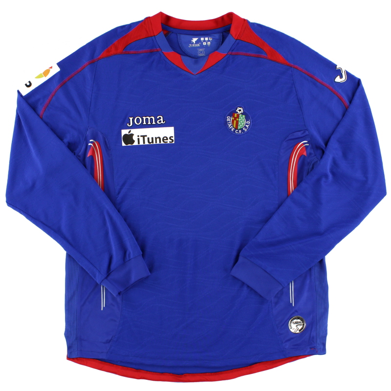 2008-09 Getafe Player Issue Home Shirt #10 L/S L