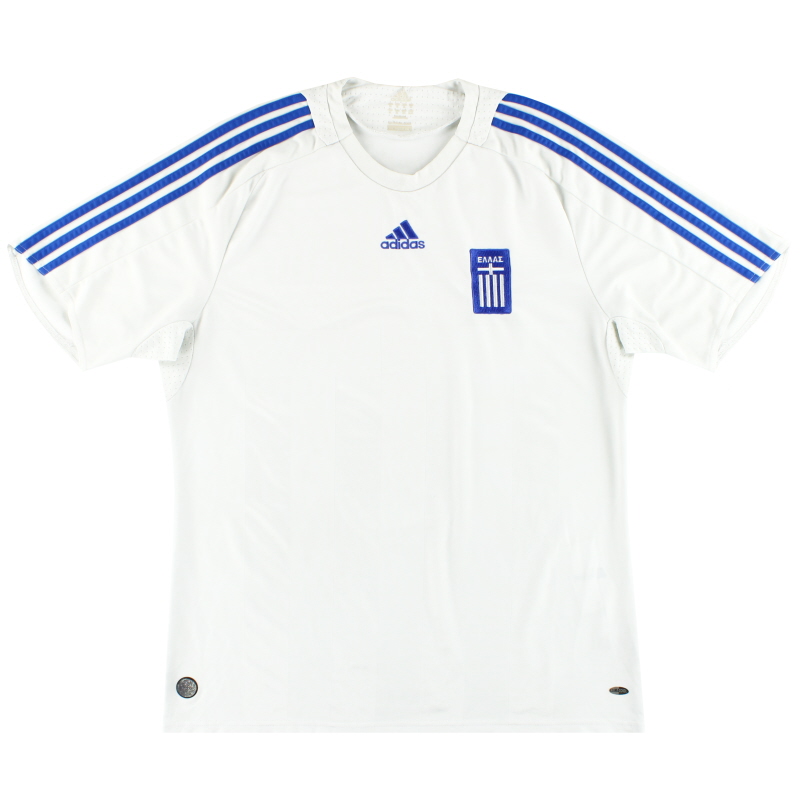 2008-09 Greece adidas Away Shirt XL - 627006