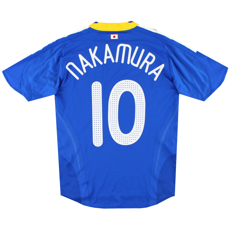2008-09 Japón Camiseta local adidas 'Formotion' Nakamura # 10 *Mint* S - JD1005