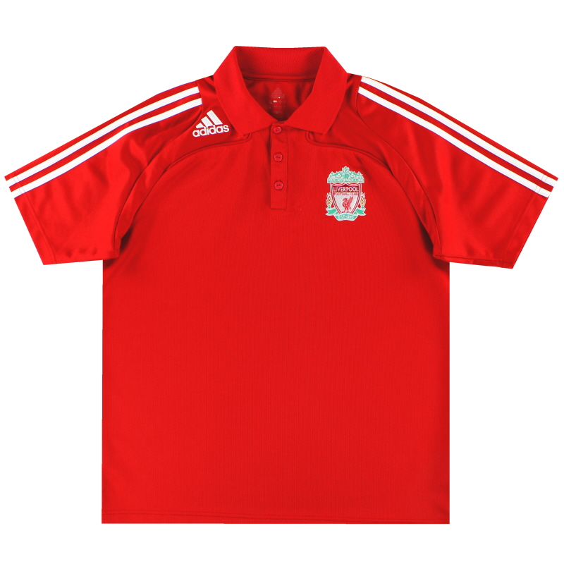 2008-09 Liverpool adidas Polo Shirt L