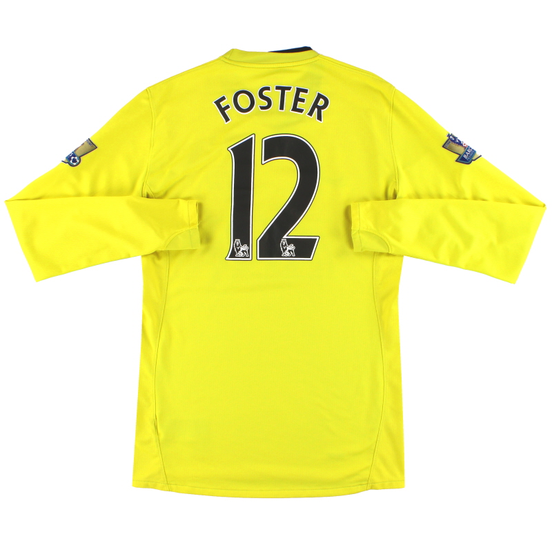 2008-09 Manchester United Nike Maglia da portiere Foster #12 L - 287617-760