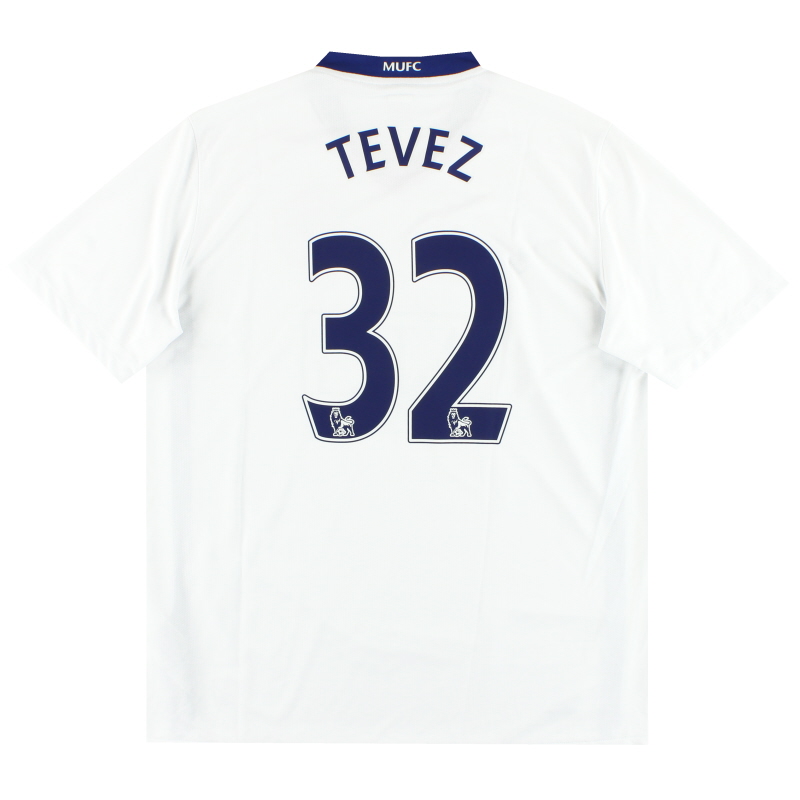 2008-09 Manchester United Nike Away Shirt Tevez #32 L