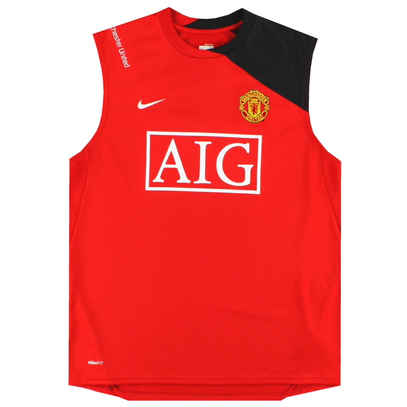 2008-09 Manchester United Nike Training Vest * Menthe * M - 258869-601