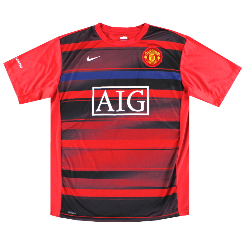 2008-09 Manchester United Nike Training Shirt *Mint* XL - 329753-652