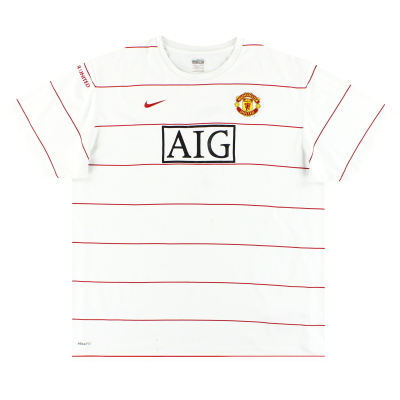 2008-09 Manchester United Nike Training Shirt XXL