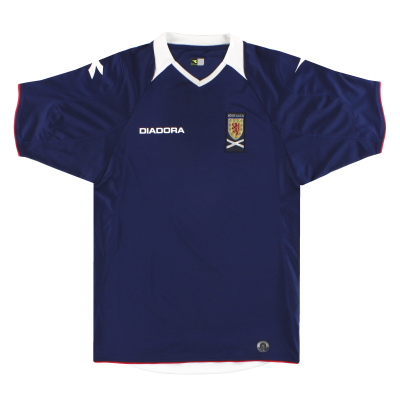 2008-09 Scotland Diadora Home Shirt XL