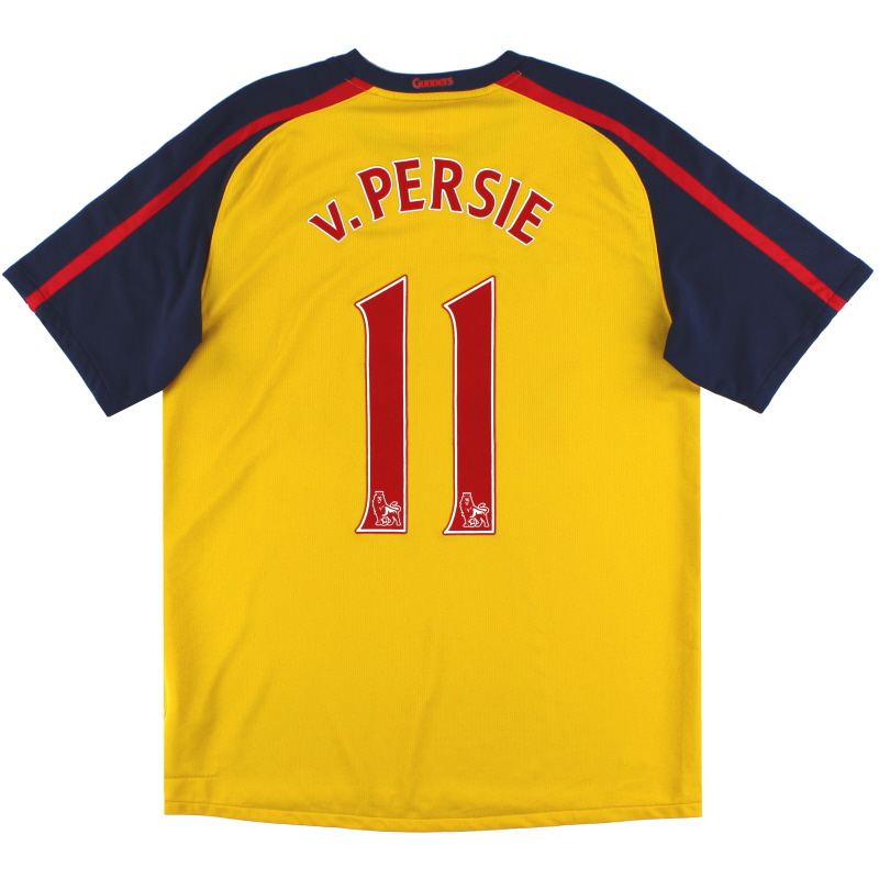 2008-10 Arsenal Nike Away Shirt v.Persie #11 L - 287538-716