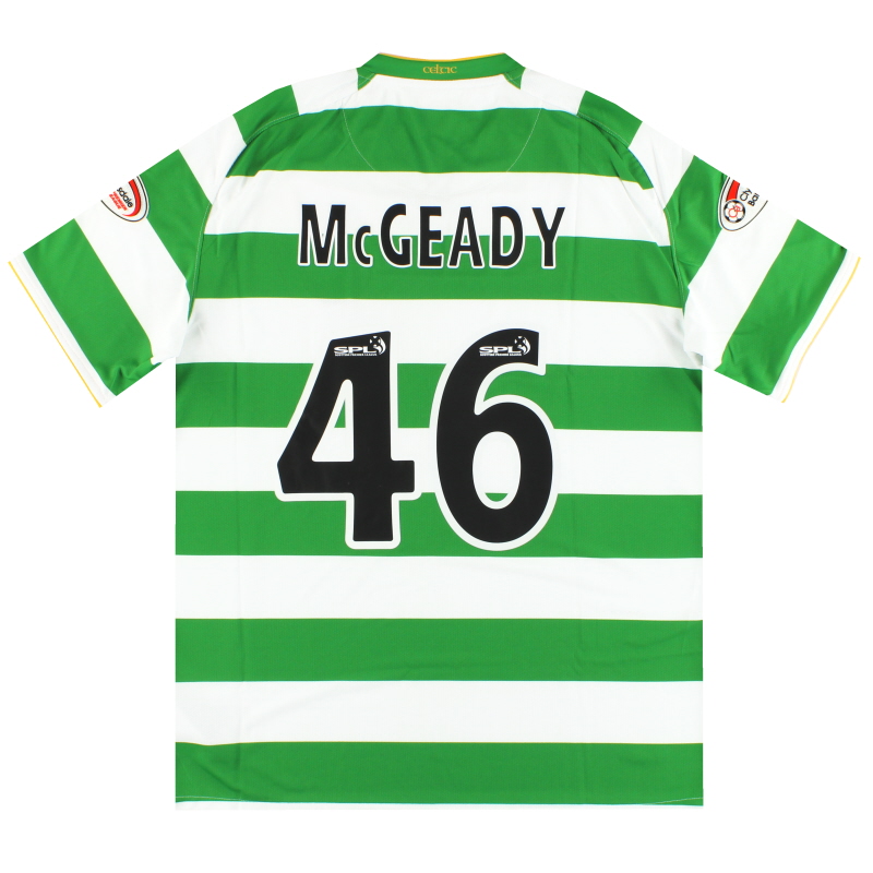 2008-10 Celtic Nike Home Shirt McGeady #46 *As New* L - 287579-377