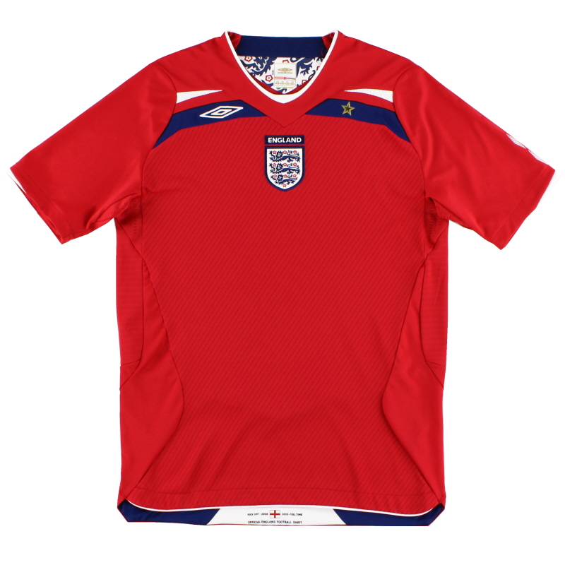 2008-10 Inghilterra Umbro Away Shirt L