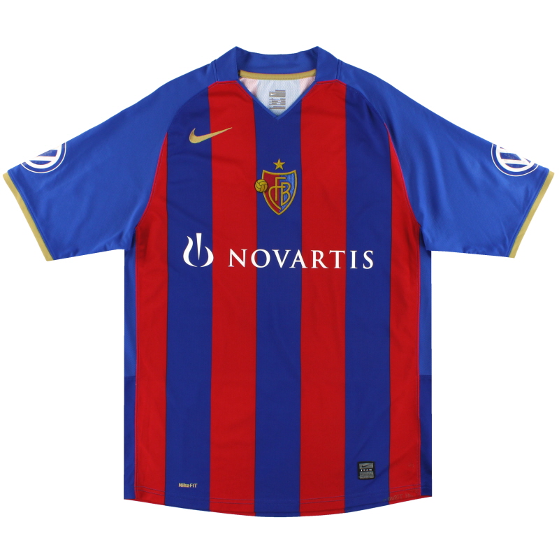 2008-10 FC Basel Nike Home Shirt M - 287656-493
