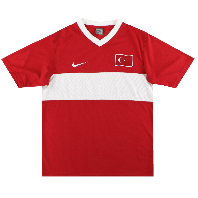 2008-10 Turkey Nike Basic Home Shirt M - 259214-614