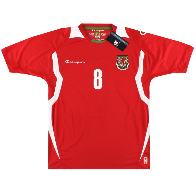 2008-10 Wales Champion Home Shirt #8 *w/tags* L - 87410001200