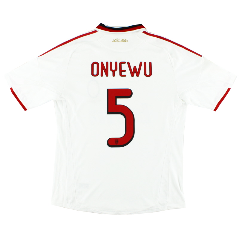 2009-10 AC Milan Match Issue Away Shirt Onyewu #5