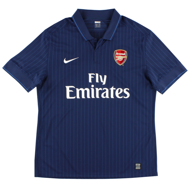 2009-10 Arsenal Nike Away Shirt *Mint* XXL - 355058-410
